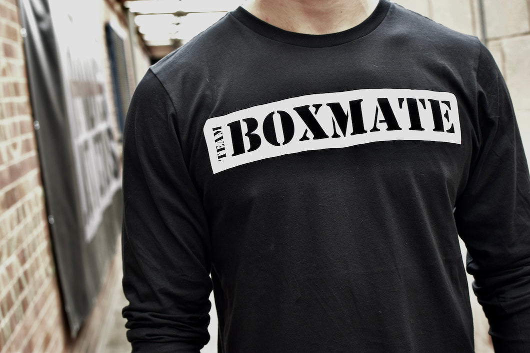 Unisex Team BoxMate Long Sleeve Tee | Black